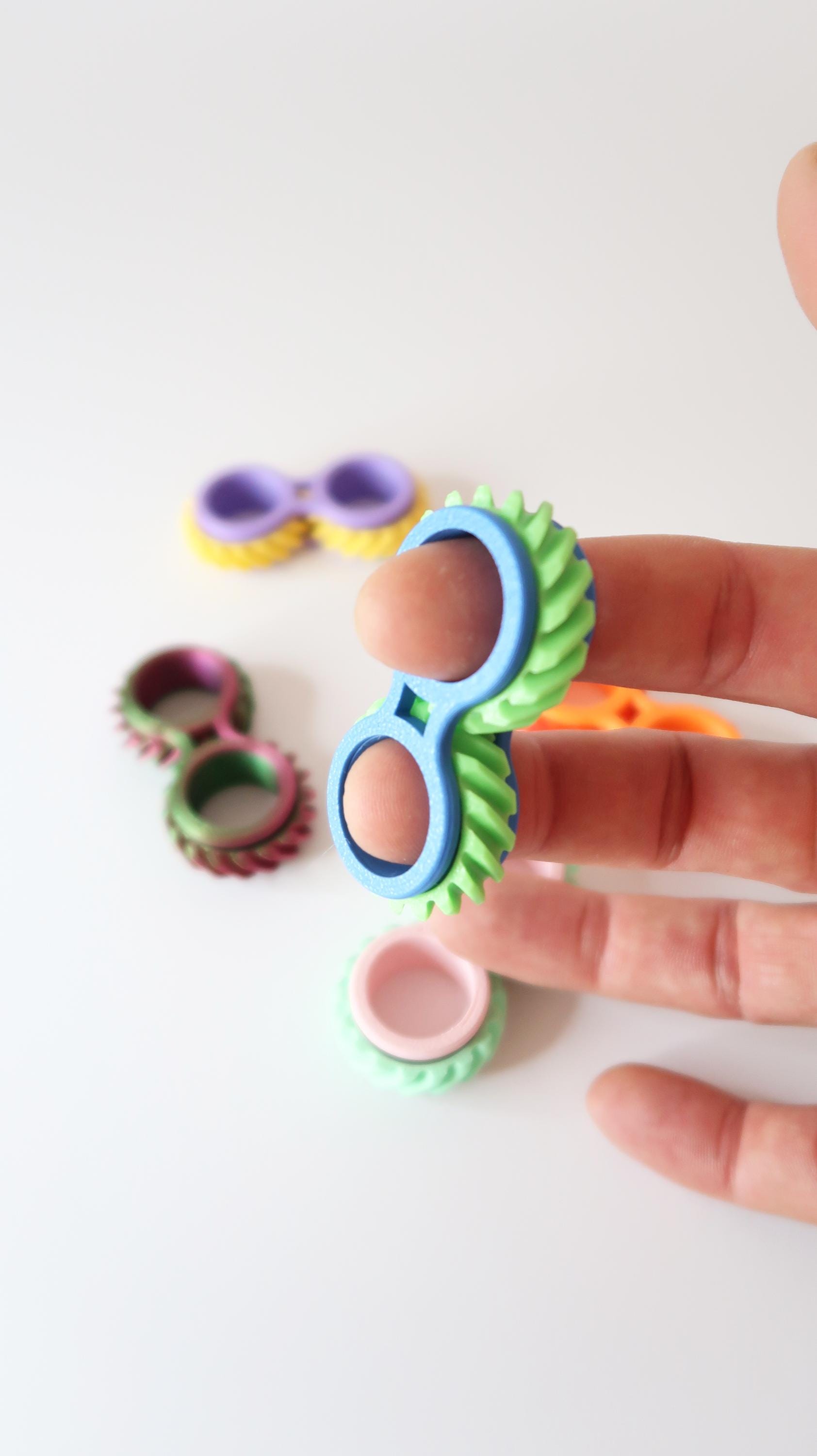 OBEST - Fidget Slider EDC En Métal - Anti-anxiété - Son Satisfaisant - Aimant Intégré - Pour Adultes