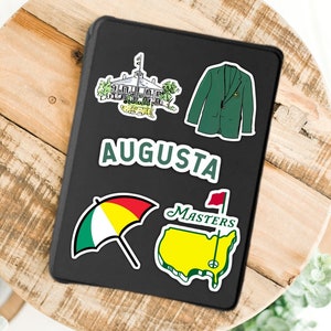 Free * Shipping! 5 Master's Sticker Set, Golf Tour Stickers, Stickers for Stanelys, Stickers for Him, Stickers for Tablet