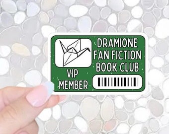 FREE * SHIPPING! Dramione Sticker - Dramione Book Club - Stickers - Dramione Fanfic Lovers - Dracotok - Bookish Stickers