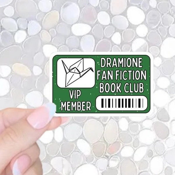 FREE * SHIPPING! Dramione Sticker - Dramione Book Club - Stickers - Dramione Fanfic Lovers - Dracotok - Bookish Stickers