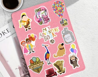 Free * Shipping- 10 Up House  Balloon Laptop Stickers/ Kindle Stickers/ Sticker Bundle