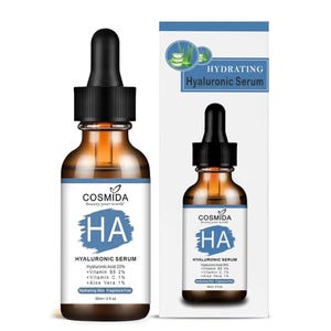 Cosmida Hyaluronic Acid Serum for Face with Vitamin B5,Anti Aging Intense Hydration Moisture Serum Visibly Plumps Skin, Sensitive Skin Safe