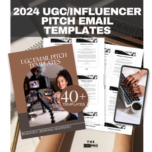 2024 UGC Brand Email Pitch Templates Influencer Pitch UGC Script