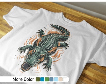 Crocodile themed, animal lover shirt, Crocodile shirt, alligator shirt, Crocodile Lover Tee, Animal Crocodile T-Shirt , Funny Animal Shirt