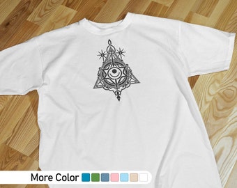 Símbolos ocultos, camiseta gráfica, camisa de tatuaje, ropa de tatuaje, camisa de calle, camisa inspirada en tatuajes, camiseta de tatuaje para hombres