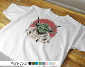 Yoda samurai shirt, Baby Yoda Tee, This Is The Way Shirt, Star Wars Yoda Shirt, Din Drajin Shirt, Din Grogu Shirt, Galaxy's Edge Shirt
