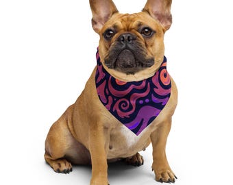 Festival Bandana - Full Spectrum Rainbow Chroma Burst - Multifunctional Scarf