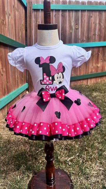 Minnie Mouse 2nd Birthday Outfit - Etsy Minnie Mouse 2nd Birthday Outfit - Etsy