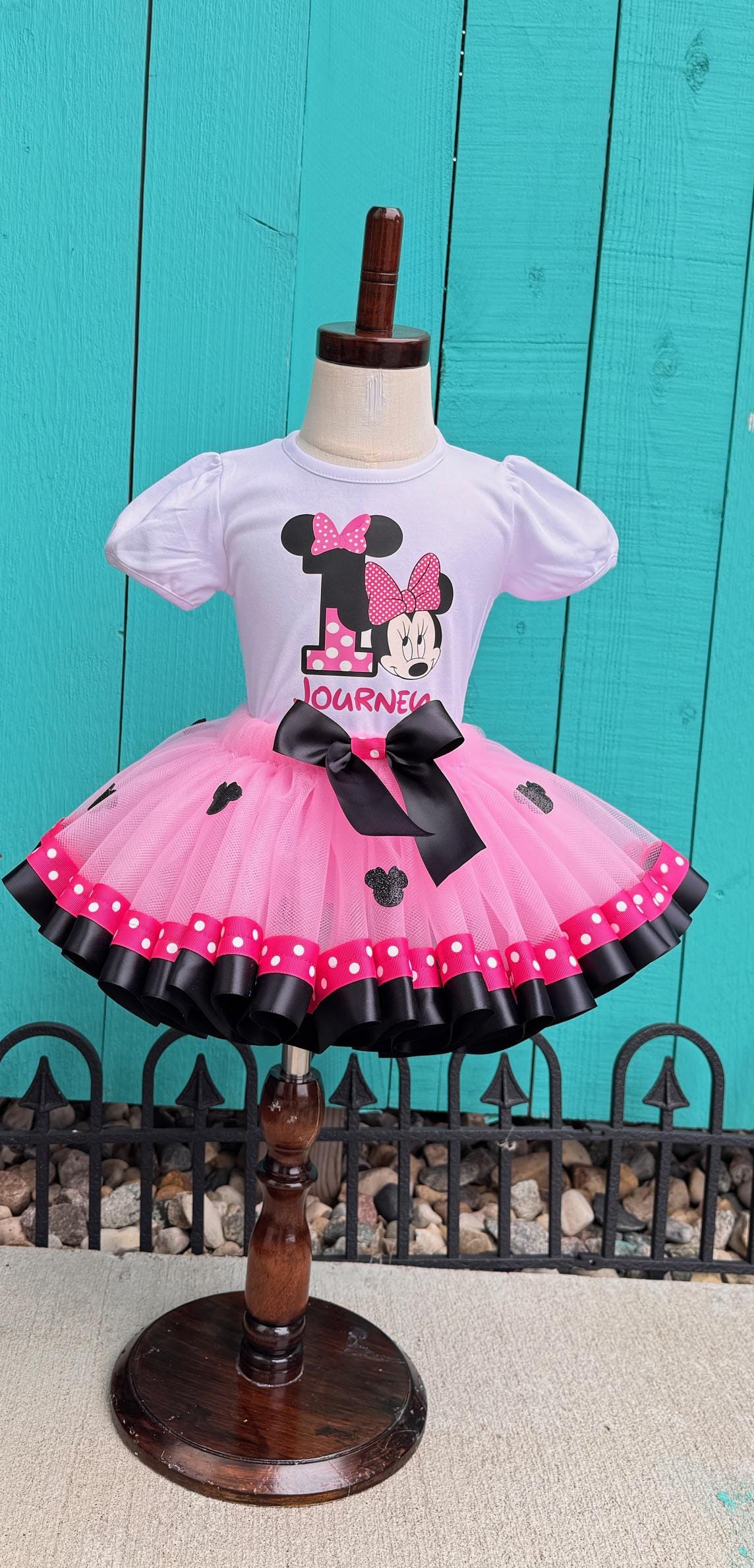 Ensemble Haut + Jupe Tutu Ange Baby Grand Signature - Taille 12 Mois - Rose - Neuf Avec étiquettes