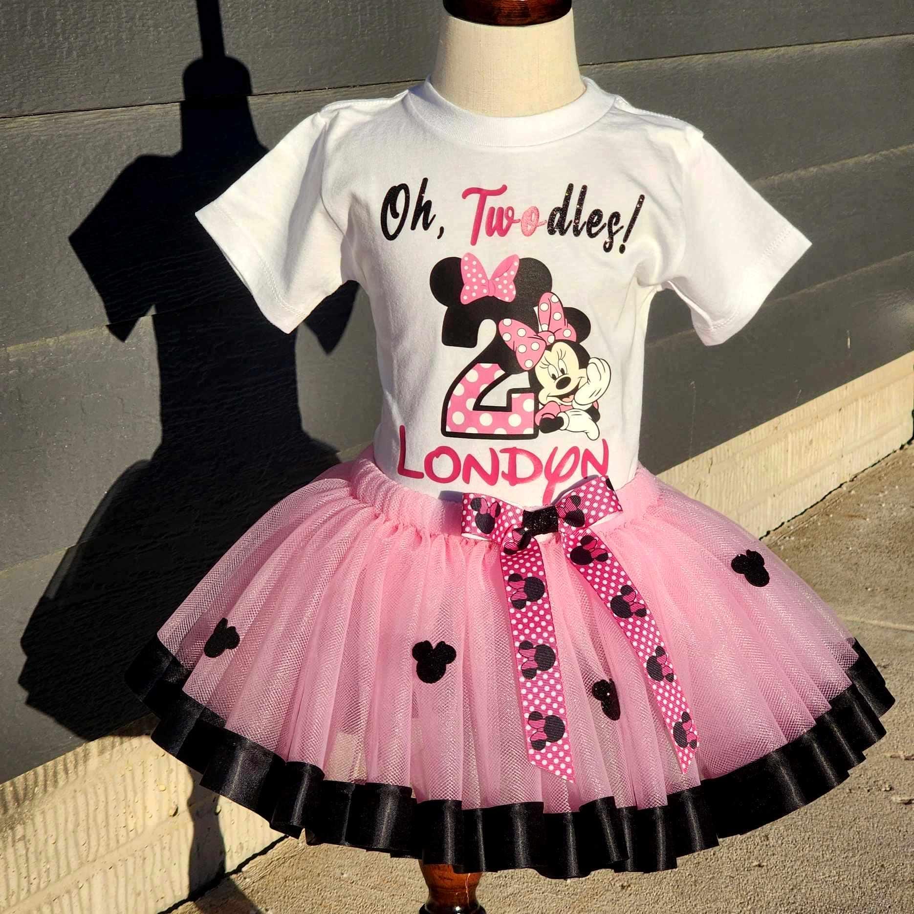 2nd Birthday Minnie Mouse Dress - Etsy 2nd Birthday Minnie Mouse Dress - Etsy