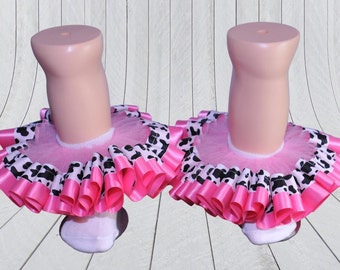 Farm tutu socks, Detachable Toddler socks for Girls baby socks, Pink Farm Birthday theme detachable ruffle Tutu socks, Farm birthday