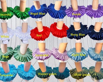 Calcetines tobilleros con volantes tipo tutú: Tul desmontable blanco o negro.