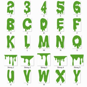 Slimey SVG PNG Bundle | Dripping Font TTF, Slimey Svg Cricut, Halloween ...