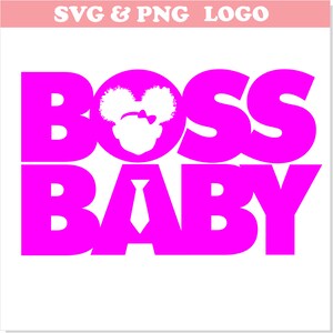 African American Boss Baby Girl Font TTF SVG, Boss Baby Girl Logo, Boss ...