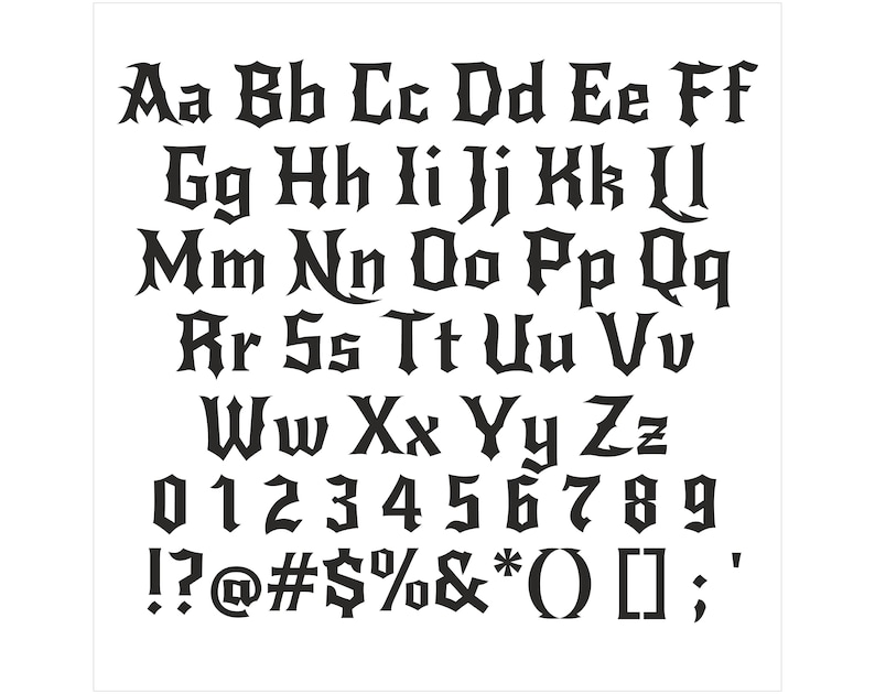 Dragon Font SVG, Dragon Font Otf, Tattoo Font Svg, Dragon Letters Svg ...