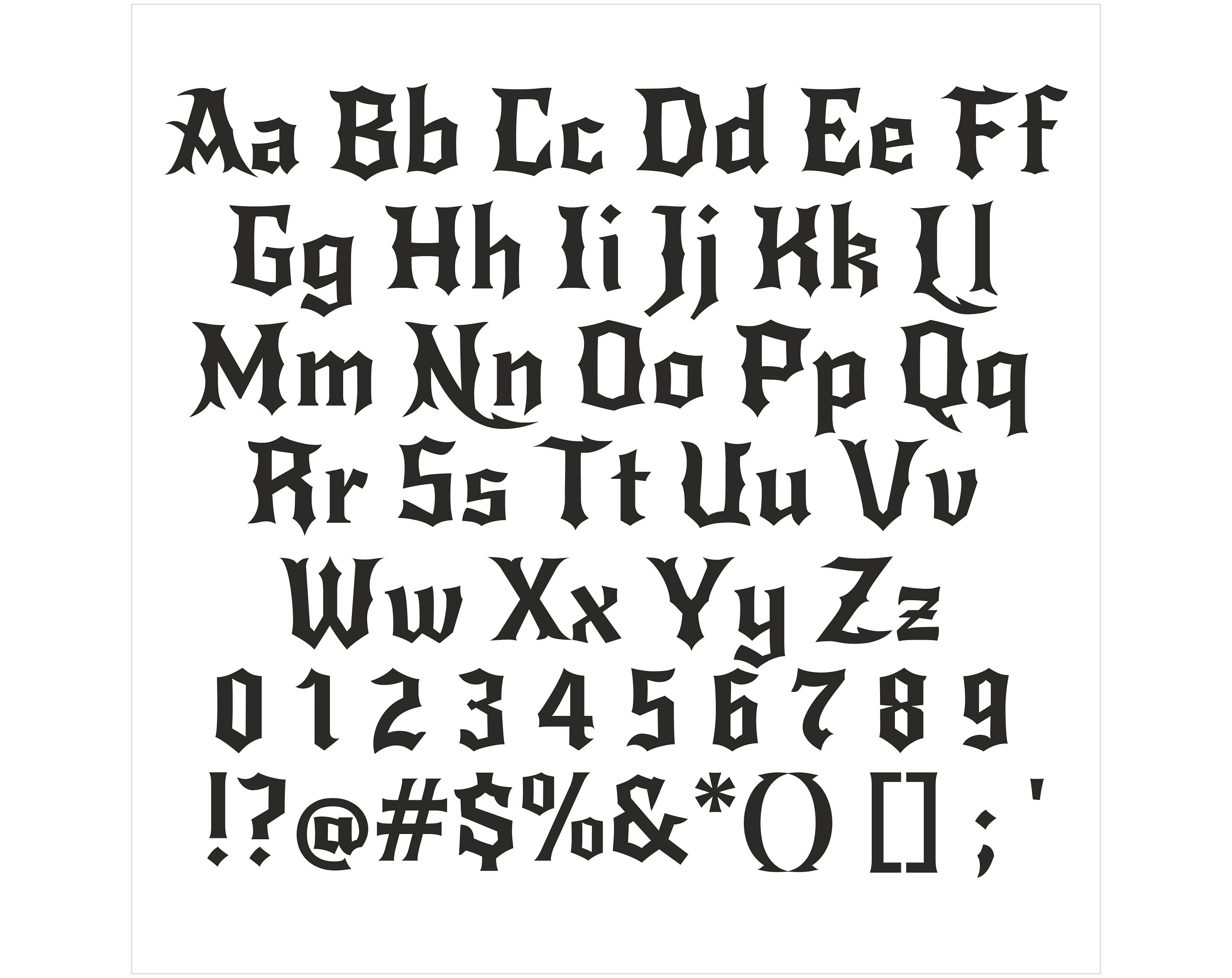 Dragon Font SVG, Dragon Font Otf, Tattoo Font Svg, Dragon Letters Svg ...