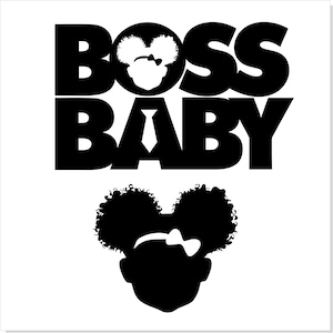 African American Boss Baby Girl Font TTF SVG PNG Black, Boss Baby Girl ...