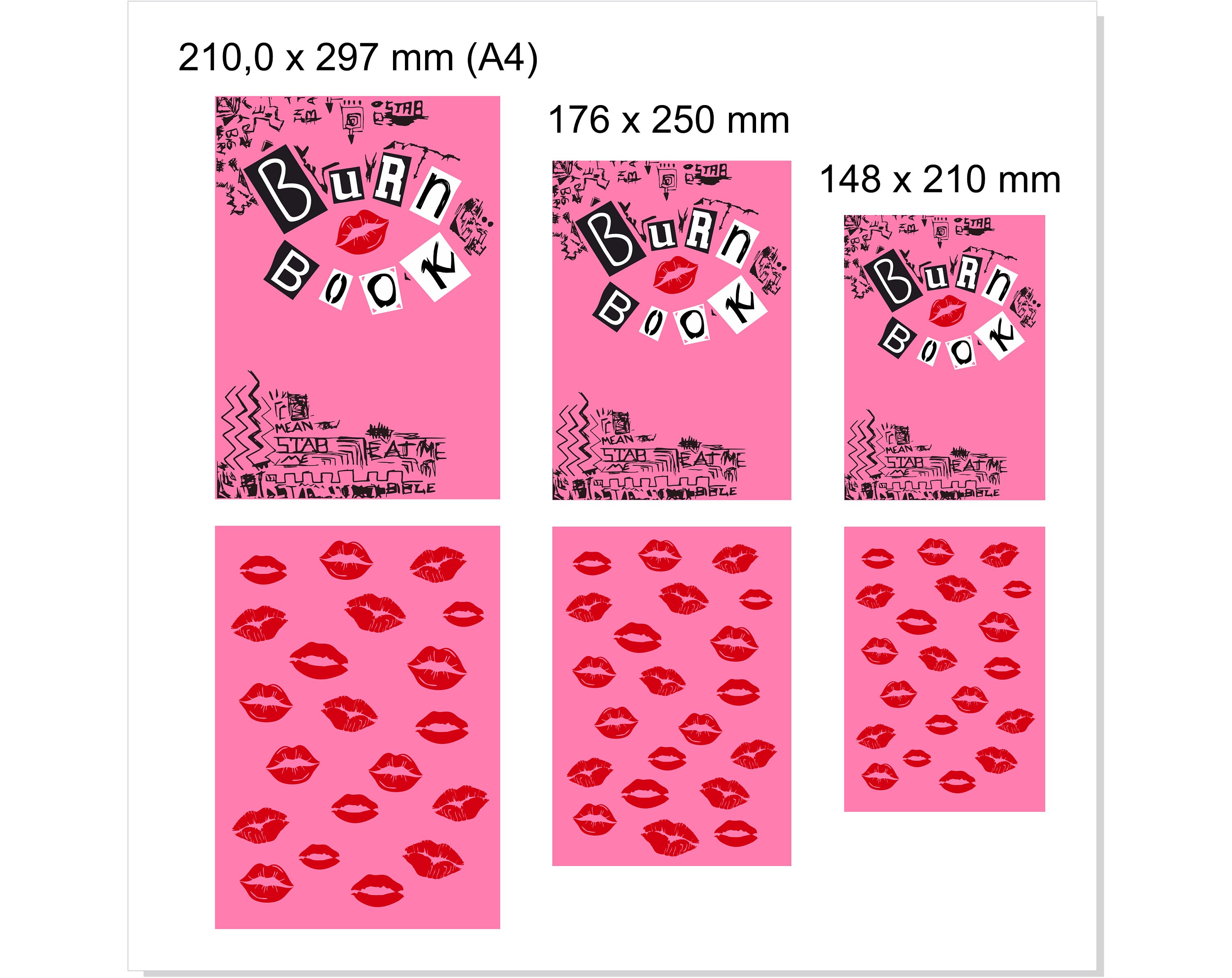 Burn Book Cover SVG PNG Files Burn Book Svg, Burn Book Png Printable