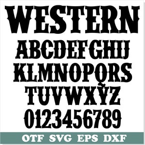 Fonte Ocidental TTF, Fonte Ocidental SVG Сricut, Fonte Old West, Fonte Cowboy svg, Fonte Rodeo, Letras ocidentais svg, Fonte Circus svg, Cowboy svg