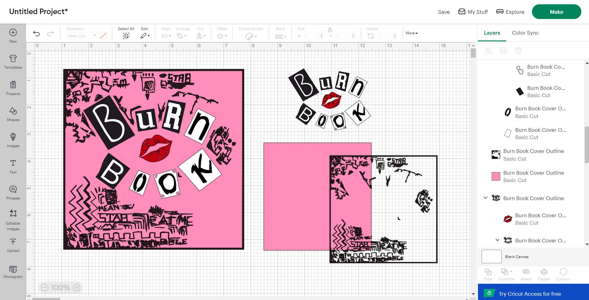 Burn Book Cover Logo Lips SVG PNG Burn Book Svg, Burn Book Png, Burn