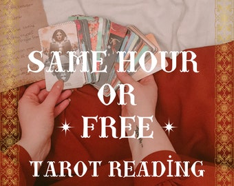 Same Hour Tarot Reading, Psychic Reading, Tarot Reading, In Depth
