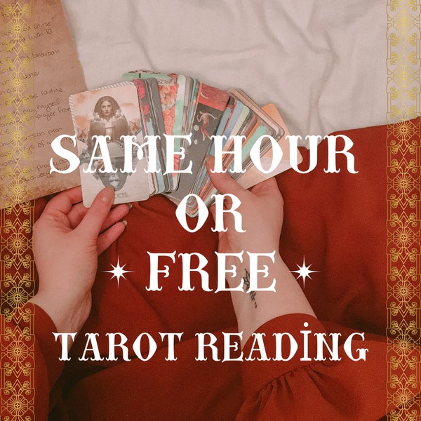 Same Hour Tarot Reading, Psychic Reading, Tarot Reading, In Depth