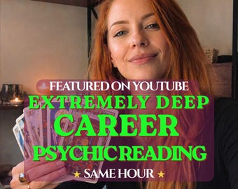 Same Hour Career Tarot Reading, In Depth Job Psychic Reading, Work Guidance, Next Steps, Money & Career Clarity, Digital PDF Report