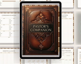 Pastor's Companion Journal: Ministry Planner, Sermon Notes (Digital)