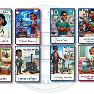 Afroamerikanische Erfinder, schwarze Pioniere, Monat der schwarzen Geschichte, Grundschulressource, afroamerikanische Helden, Homeschool, Feiern