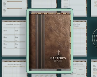 Pastor's Companion Planner: Sermon, Prayer, Leadership (Digital Download)