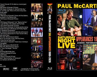 Paul McCartney: Saturday Night Live (SNL) - Apparizioni 1980-2026 - Blu-Ray