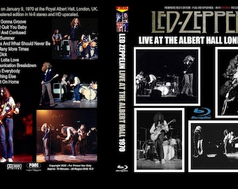 LED ZEPPELIN: Live at the Royal Albert Hall 1970 Blu Ray - Etsy