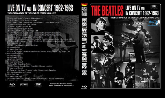 THE BEATLES: Live on TV and in Concert 1962-1963 Blu-ray - Etsy