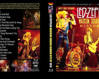 LED ZEPPELIN : Live at Madison Square Garden NYC 1973 Blu Ray - Etsy