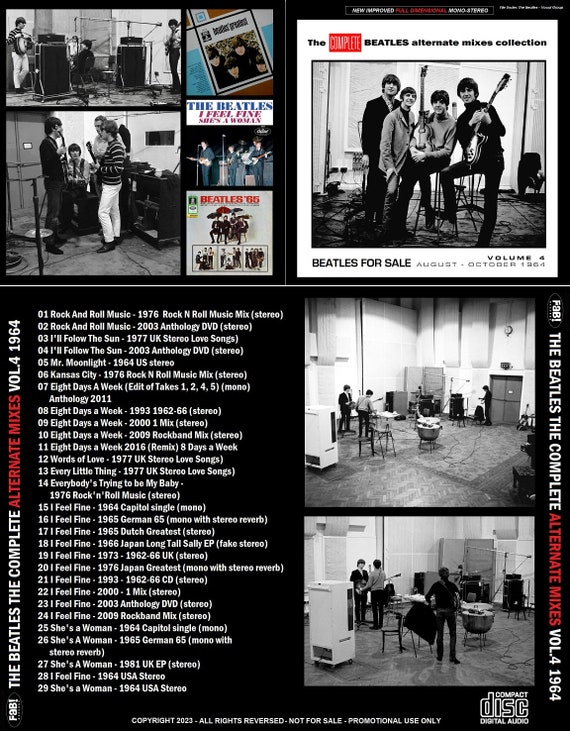 THE BEATLES: the Complete Alternate Mixes Vol.4 1964 Beatles