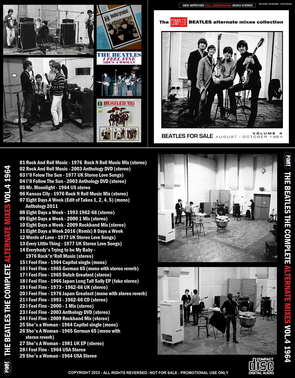 BEATLES All These Years 16CDセット THE BEATLES / ALL THESE YEARS I - IV 1957 - 1965 ANTHOLOGY