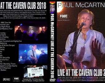 PAUL McCARTNEY LIVE At The Cavern Club 7/26/2018 Dvd