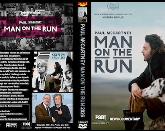 PAUL McCARTNEY: Man On The Run 2026 Documentary HD 2 DVD With Extras - Beatles