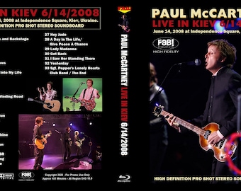 PAUL MCCARTNEY Live In Kiev, Ukraine 14/06/2008 Blu-Ray