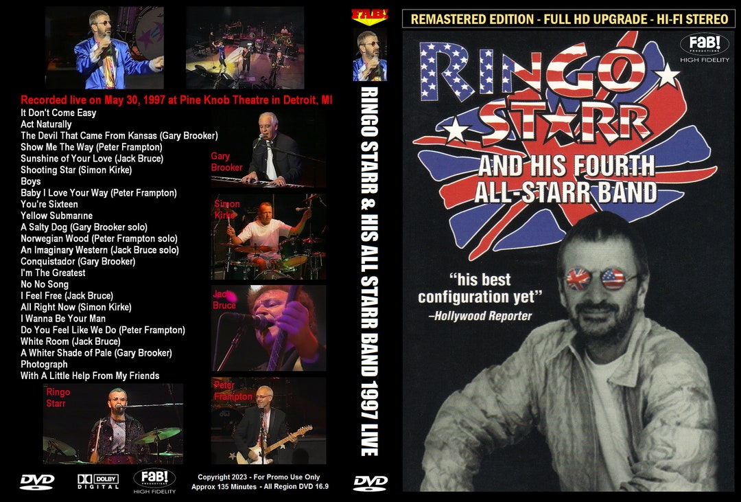 RINGO STARR: and His 4th All Starr Band 1997 Concert Pro