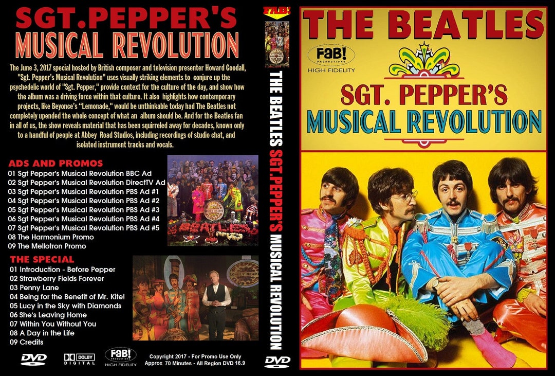 THE BEATLES Sgt. Pepper's Musical Revolution 2017 DVD - Etsy