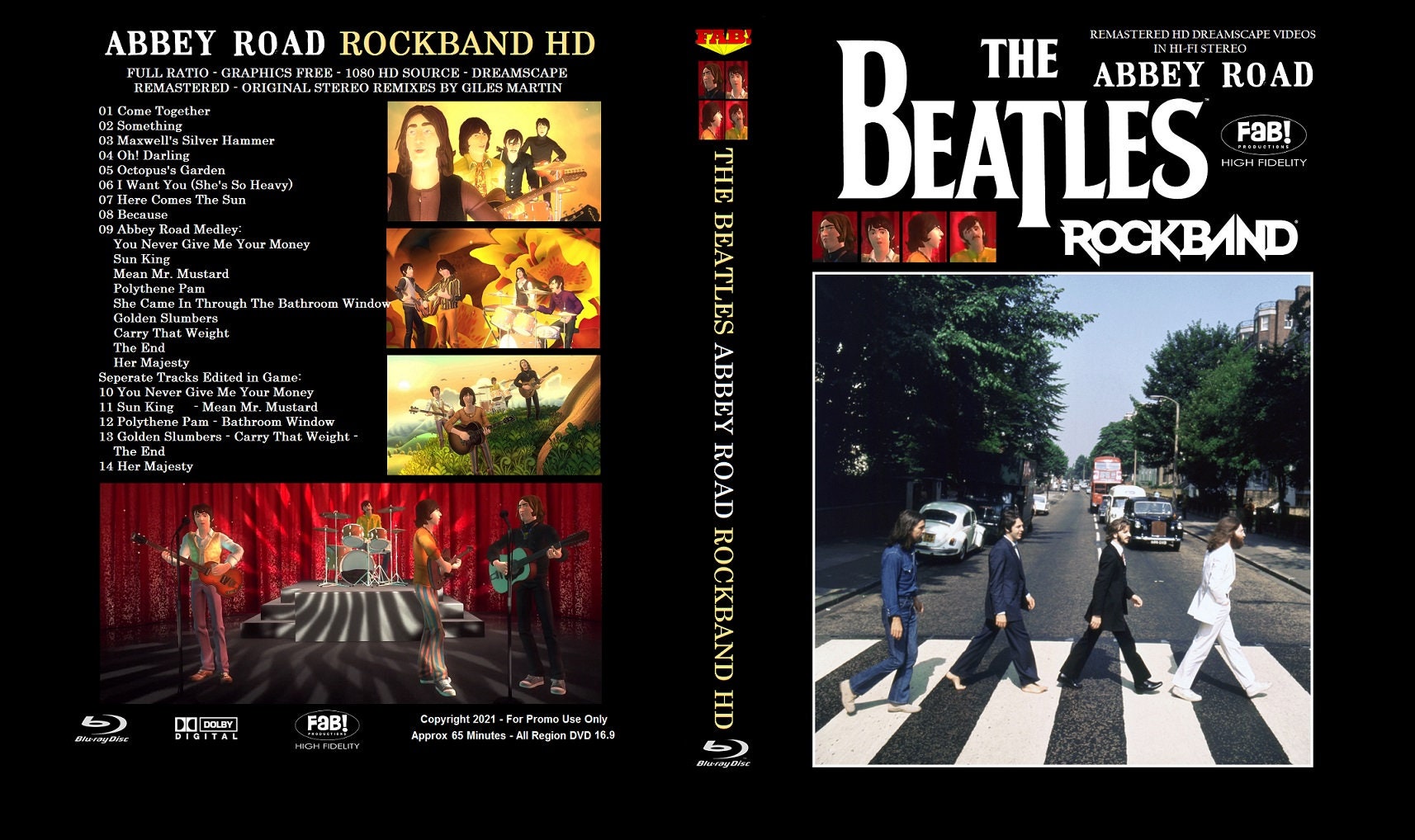 THE BEATLES: Abbey Road Rockband Hd Blu-ray - Etsy UK