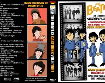 CARTOONS BUNDLE 2 DVD - the Beatles - Remastered 55TH Anniversary