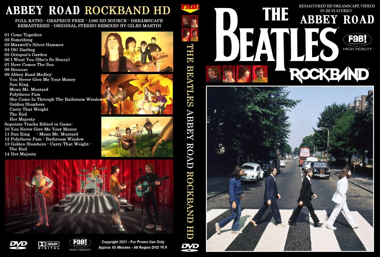 CD THE BEATLES ABBEY ROAD ROCK BAND MIXES