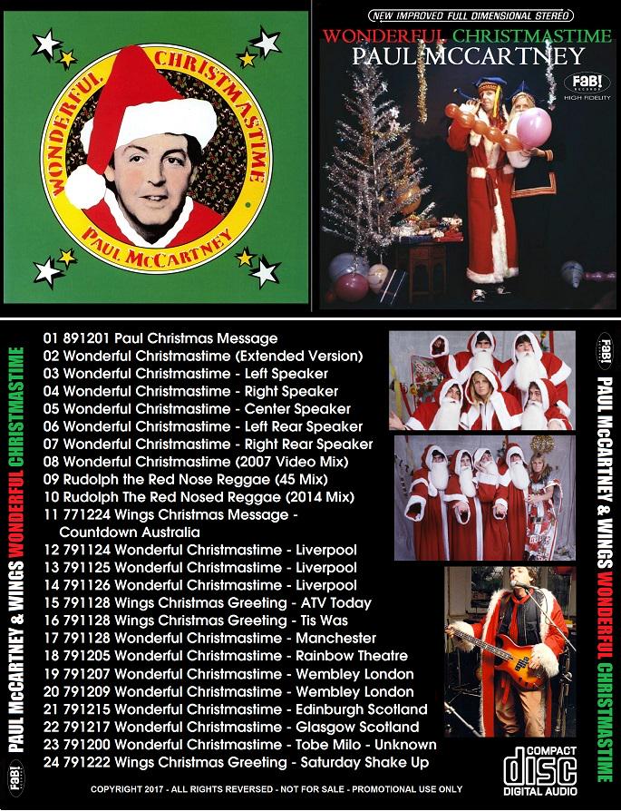 PAUL Mccartney & WINGS: Wonderful Christmastime CD - Etsy