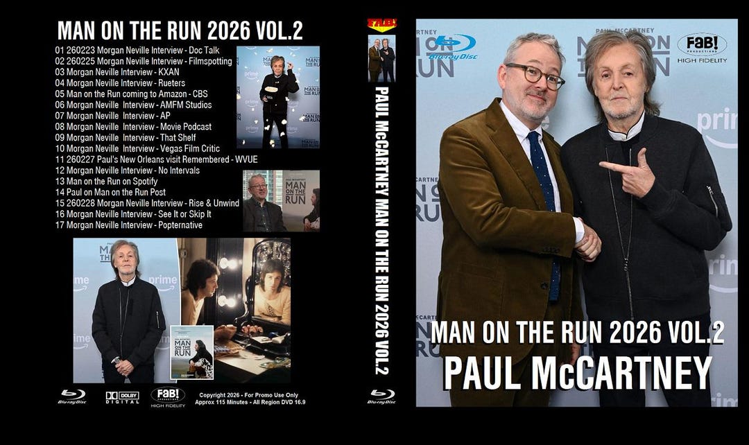PAUL Mccartney: Man on the Run 2026 Vol.2 BLU-RAY - Etsy