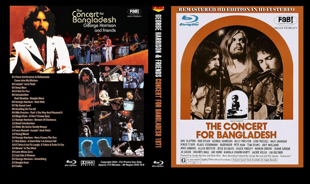George Harrison&Friends / The Concert〜 GEORGE HARRISON & Friends: the Concert for Bangladesh Blu