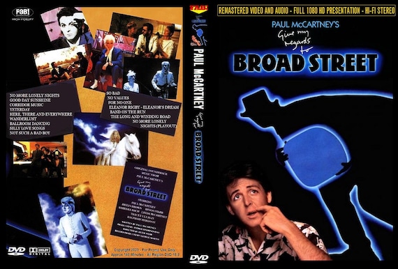 PAUL Mccartney: Give My Regards to Broad Street 1984 4oth