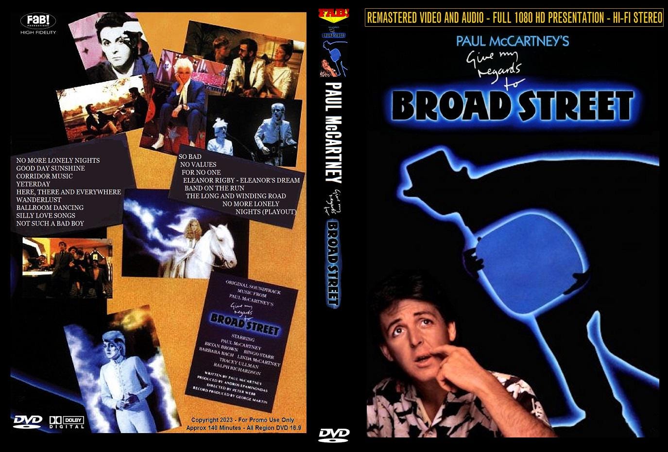 PAUL Mccartney: Give My Regards to Broad Street 1984 4oth