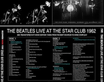 THE BEATLES: Live at the Star Club 1962 - 2021 Mono Remaster 2 CD